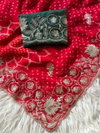 JK 247 Georgette Goldan Zari Work Saree Wholesale Suppliers In Mumbai
